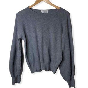 Modern Citizen Kori Balloon Sleeve Sweater In Gray